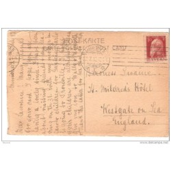 Tarjeta postal de alemania 1912