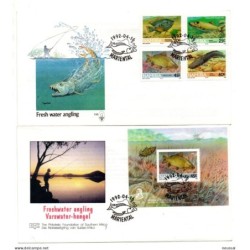 2 sobres con serie n 67578 hb14 Namibia