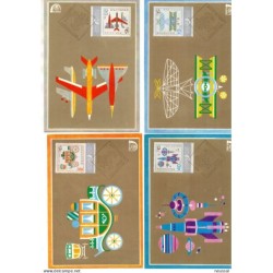 Serie de tarjetas maximas A1107 falta 110 de Bulgaria