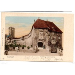 Tarjeta  postal circulada de 1903 eisenach