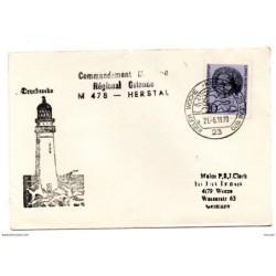 Carta  con matasellos commemorativo faros de 1970