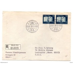 Carta certificada de noruega de 1966