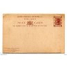 Entero postal doble de hong kong