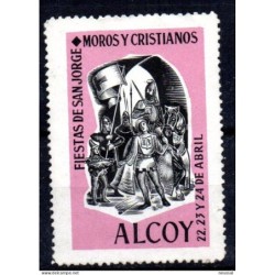Viñeta fiestas de moros y cristianos Alcoy