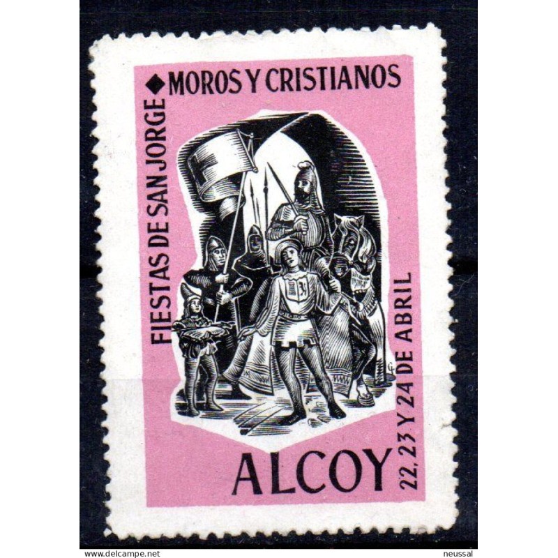 Viñeta fiestas de moros y cristianos Alcoy Viñeta fiestas de moros y cristianos Alcoy