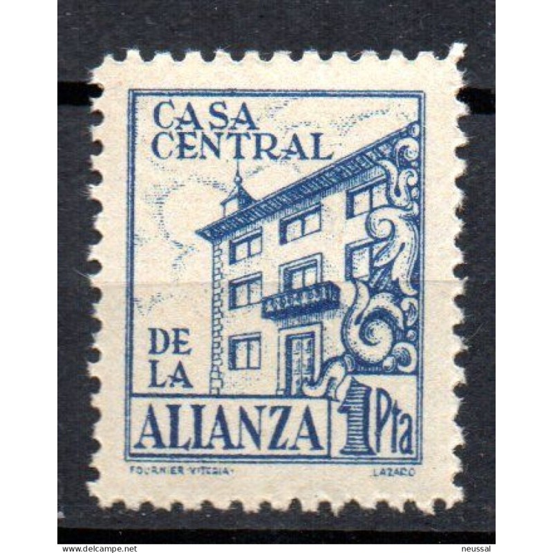 Viñeta casa central de la alianza 1 pta Viñeta casa central de la alianza 1 pta