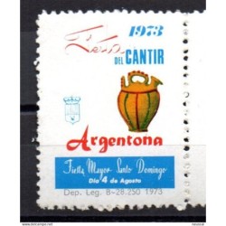 Viñeta  de festa del cantir  argentona  1973