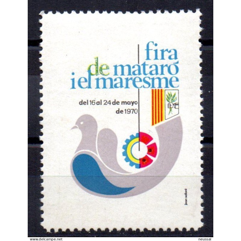 Viñeta de feria de mataro 1970 Viñeta de feria de mataro 1970