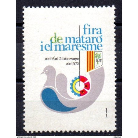 Viñeta  de feria de mataro 1970
