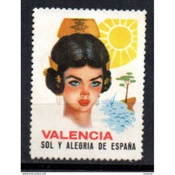 Viñeta de valencia  sol y alegria