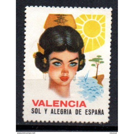 Viñeta de valencia  sol y alegria