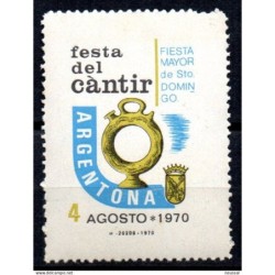 Viñeta de festa del cantir 1970