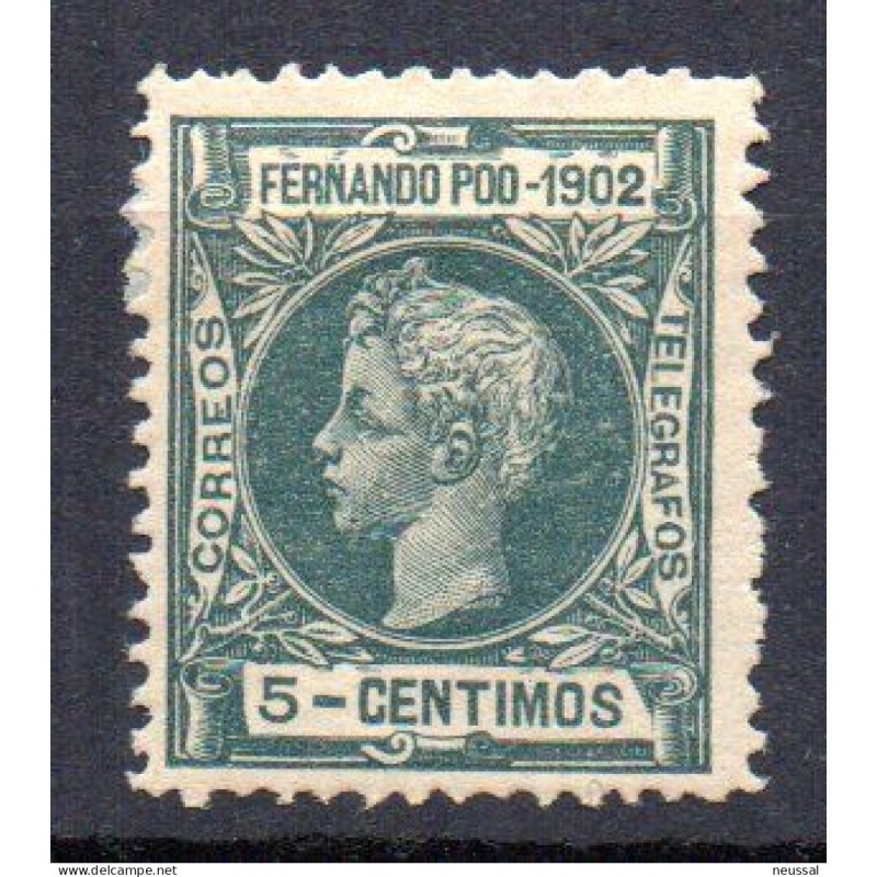 Sello n 110 Fernando po Sello n 110 Fernando po