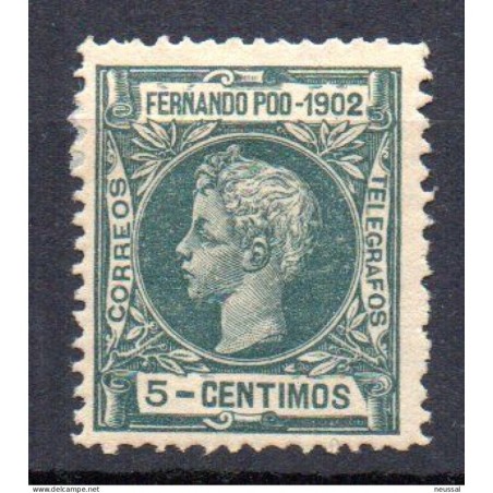 Sello n  110 Fernando po