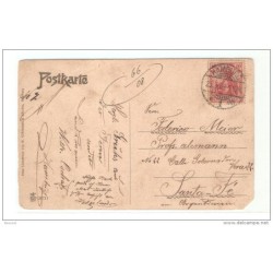 Tarjeta postal alemania 1908