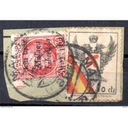 Fragmento  con viñetas y patriotico malaga