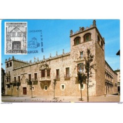 Tarjeta con matasellos commemorativo de burgos 1989