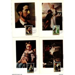 Serie de tarjetas maximas de 1974