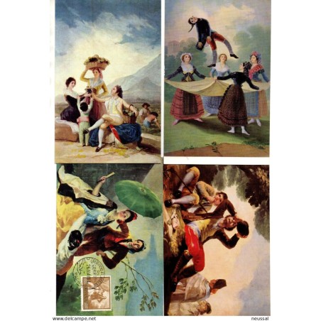 6 tarjetas postales  museo del prado