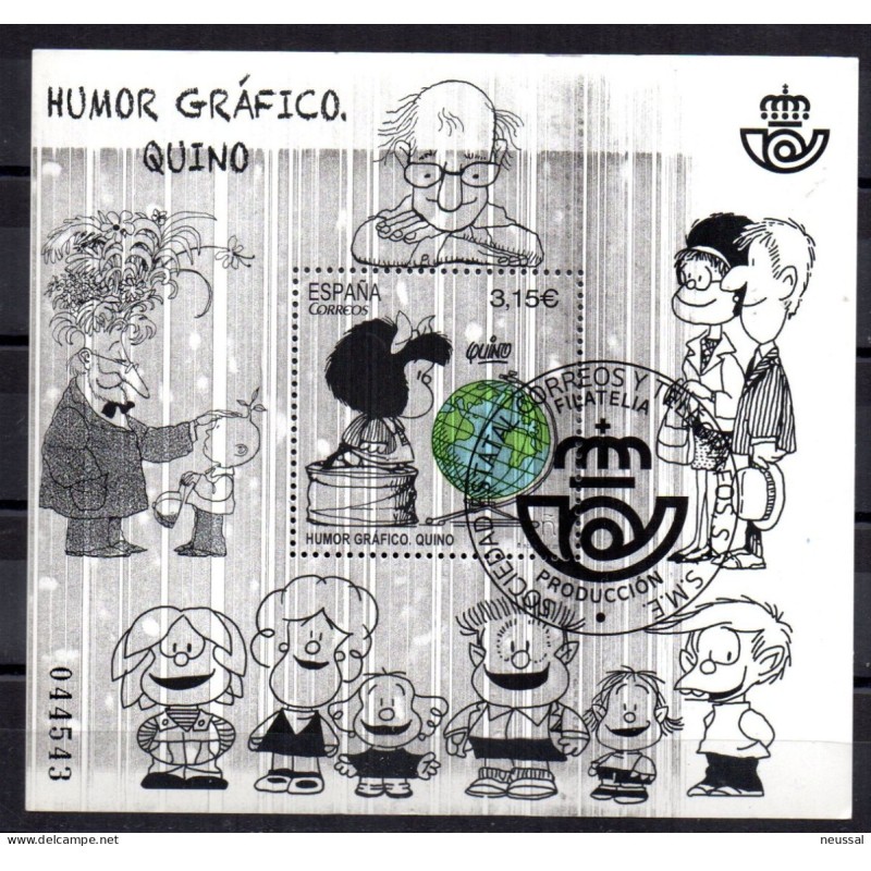 Hoja bloque humor grafico con matasellos de favor fallo de impresion tinta negra Hoja bloque humor grafico con matasellos de favor fallo de impresion tinta negra