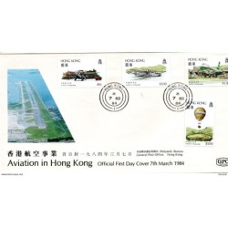 Sobre de primer dia con serie 41720 Hong kong