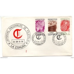 Carta de 1976 jornadas nacionales de filatelia