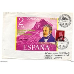 Carta  con matasellos gibraltar de 1979