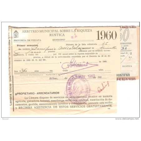 Conjunto de papeles 1960