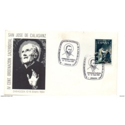Carta  con matasellos commemorativo de   centenario ordenacion sacerdotal