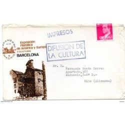 Carta con matasellos difusion de la cultura