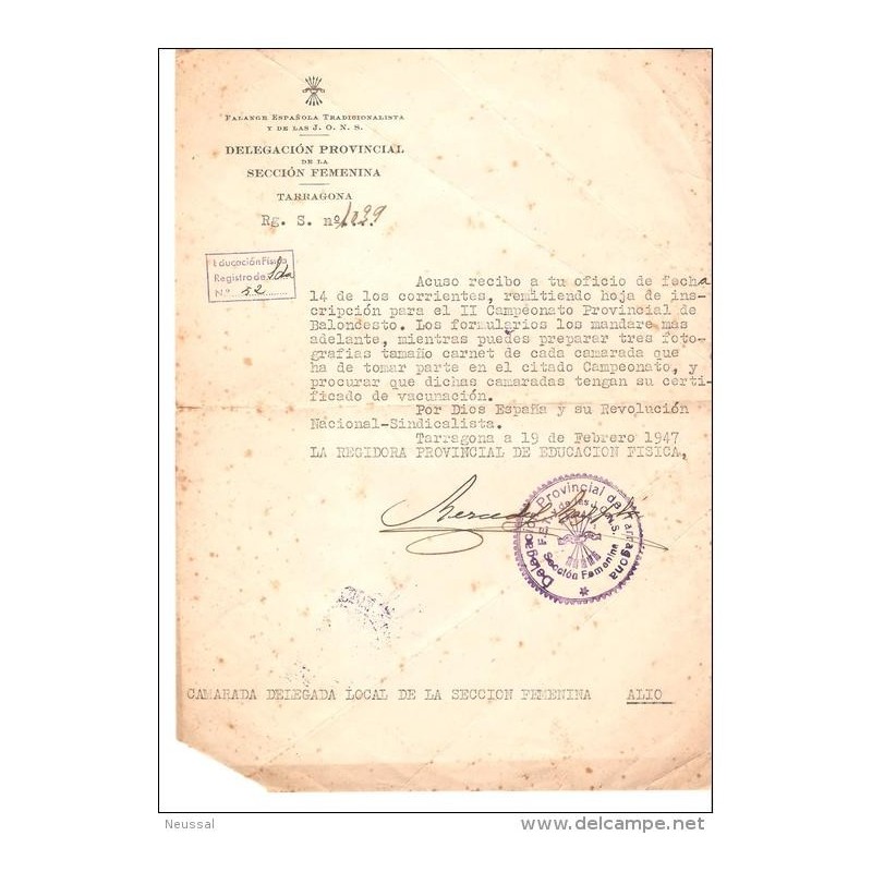 Papel de la falange española y de la jons Papel de la falange española y de la jons