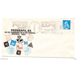 Carta con matasellos commemorativo  exposicion 92