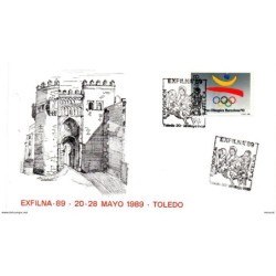 Carta con matasellos commemorativo de  exposicion de toledo