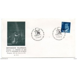 Carta con matasellos commemorativo de  pintor francisco de goya zaragoza de 1978