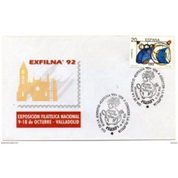 Carta con matasellos commemorativo de  munfi de 1992