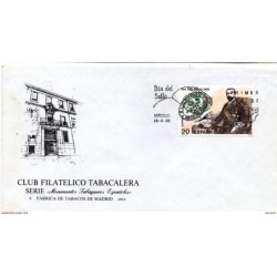 Carta con matasellos commemorativo de  dia del sello de 1990