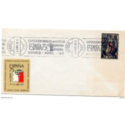 Carta con matasellos commemorativo de  madrid 1975