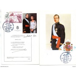 2 tarjetas con matasellos commemorativo de unviersidad de zaragoza de 1983