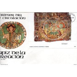 Sobre de primer dia  de  tapiz de la creacion 1980