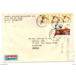 Carta china circulada de 2002
