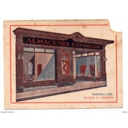 Tarjeta almacenes exposicion valencia