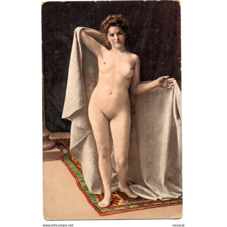 Tarjeta mujer desnuda