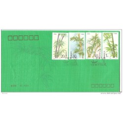 Carta  d   cañas de bambu china