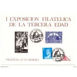 Tarjeta  con matasellos commemorativo  1980  valencia