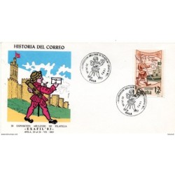 Carta con matasellos commemorativo avila de 1983