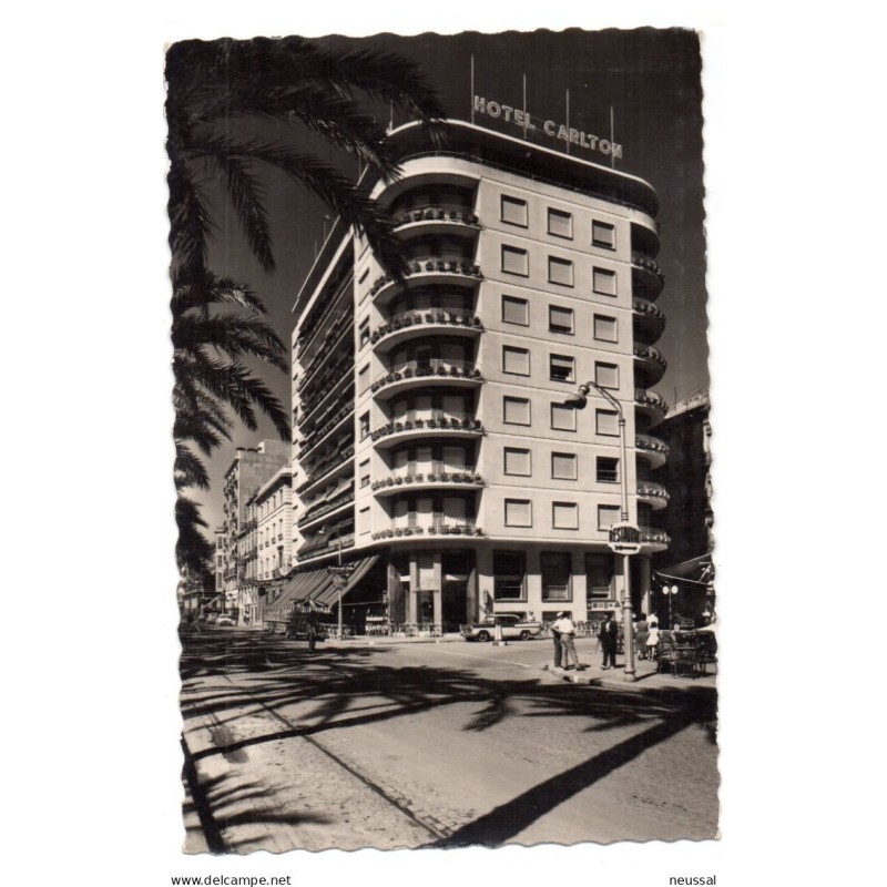 Postal de alicante hotel carlton Postal de alicante hotel carlton