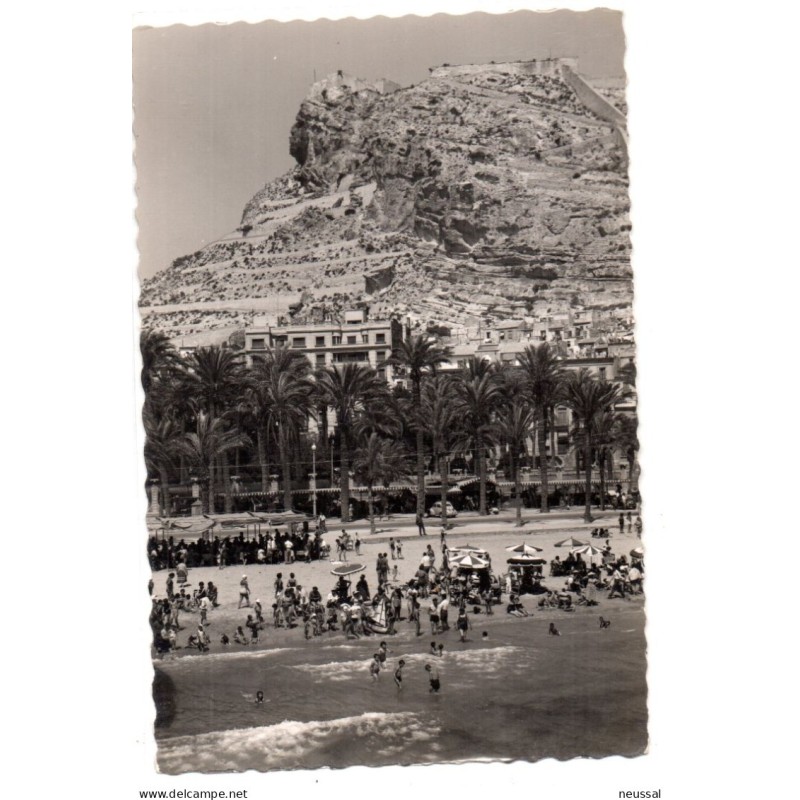 Postal de alicante playa Postal de alicante playa
