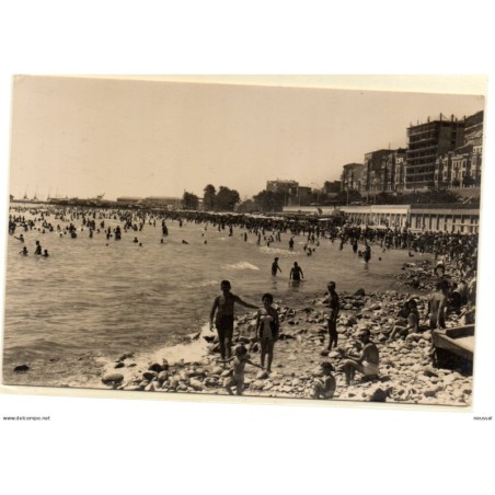 Postal de alicante  playa del postiguet