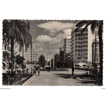 Postal de alicante  monumento a los caidos