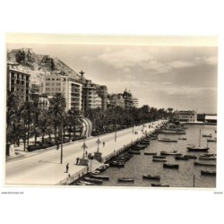 Postal de alicante  puerto